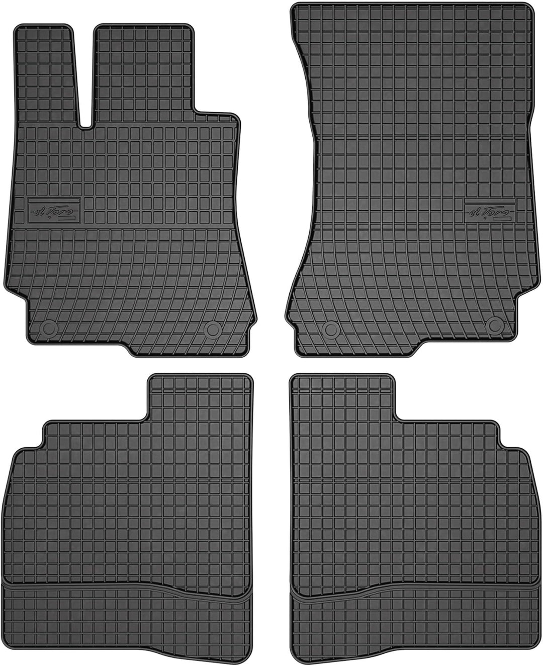 SMK Gummimatten auto fussmatten Satz für Mercedes S-Klasse W221 2005-2013 Erleben Sie einen neuen St