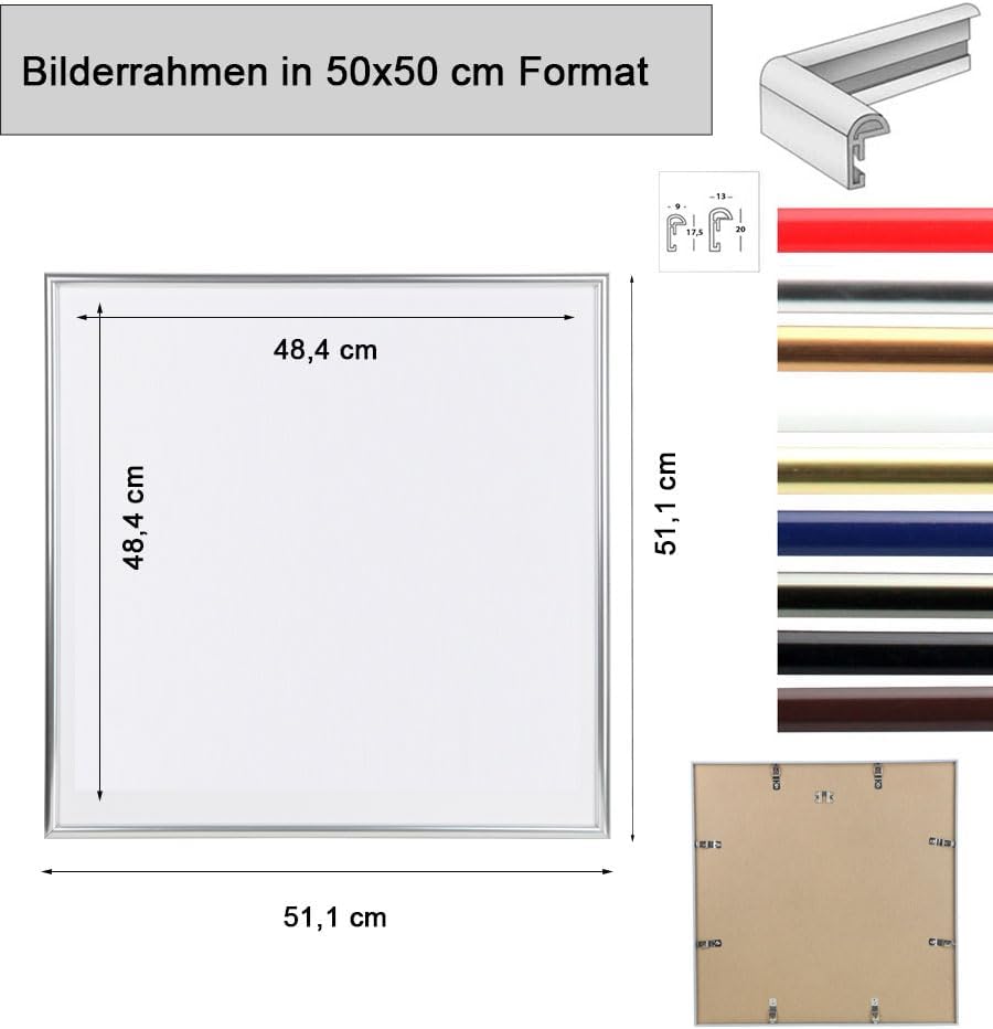 IDEAL TREND New Lifestyle Set Bilderrahmen Wanddeko Collage Poster Rahmen 2er 3er 5er Pack: Farbe: 3