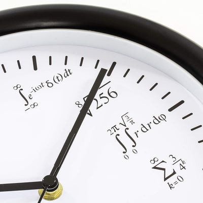 getDigital Matheuhr Wand Mathe-Uhr-Verschlüsselte Wanduhr mit vielfältigen Mathematik Aufgaben-Kreat