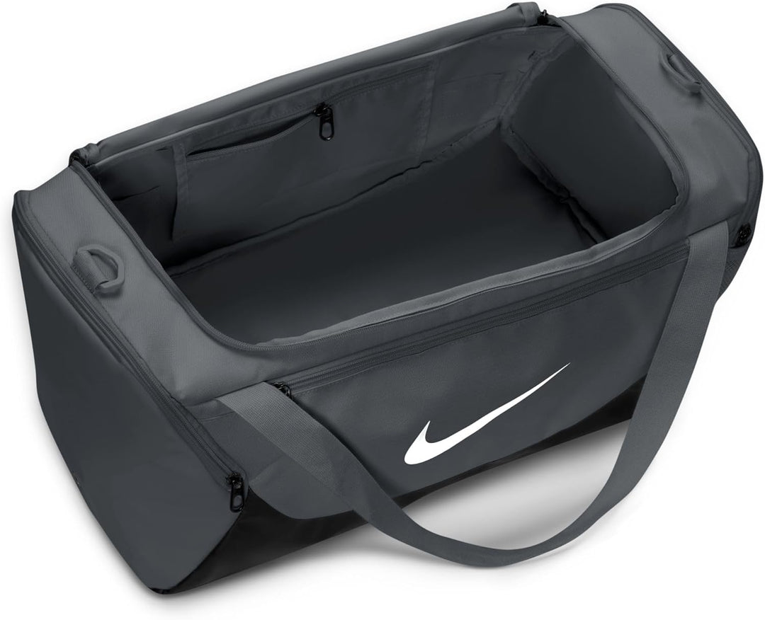 Nike Unisex Brsla S Duff - X Sporttasche Einheitsgrösse Smoke Grey/Black/White, Einheitsgrösse Smoke
