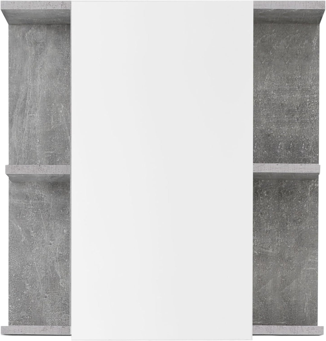 trendteam smart living - Spiegelschrank Spiegel - Badezimmer - Nano - Aufbaumass (BxHxT) 60 x 62 x 2