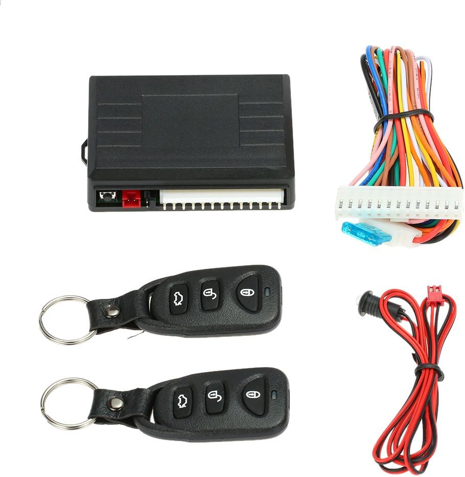 Shkalacar Universal Remote Central Control Box Kit,Car Türschloss,Keyless Entry-System mit Stamm-Fre