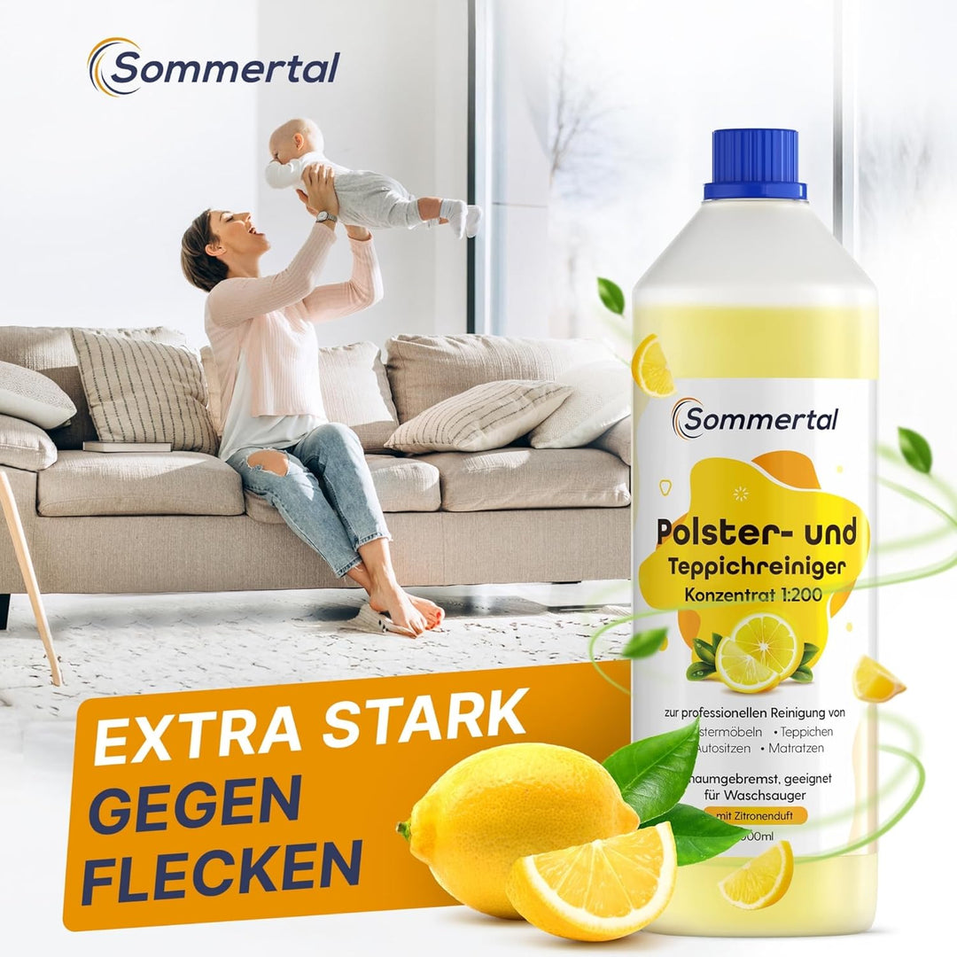 ALBATROS Hydro 7500 Waschsauger + 1L Reiniger – XXL Polsterreiniger Teppichreiniger Nasssauger – 120
