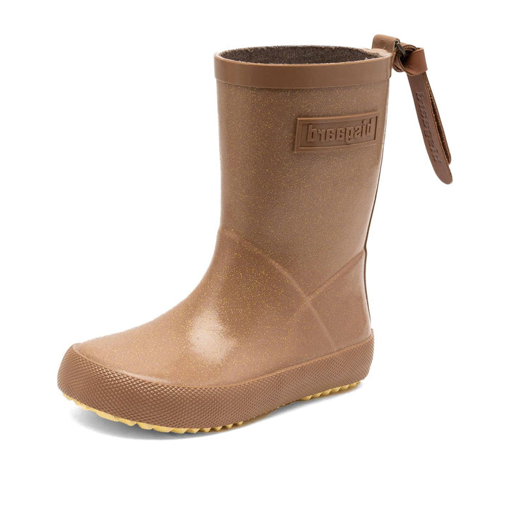 Bisgaard Mädchen Fashion Gummistiefel 22 EU Brown Glitter, 22 EU Brown Glitter