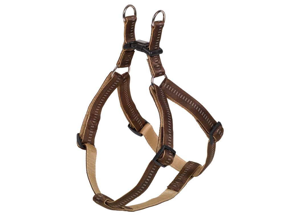 Nobby Geschirr Soft Grip, braun Brust: 60/86 cm, B: 25 mm, 1 Stück braun-beige Länge 60-86 cm; Breit