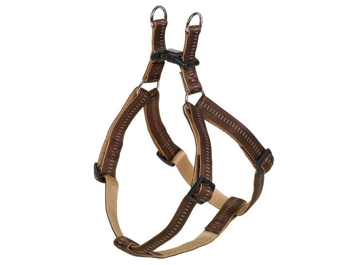 Nobby Geschirr Soft Grip, braun Brust: 60/86 cm, B: 25 mm, 1 Stück braun-beige Länge 60-86 cm; Breit
