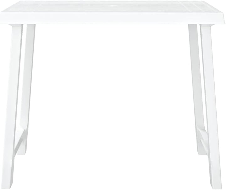 vidaXL Campingtisch, Rechteckig Beistelltisch mit Schirmloch, Gartentisch Tisch mit Holzoptik, Couch
