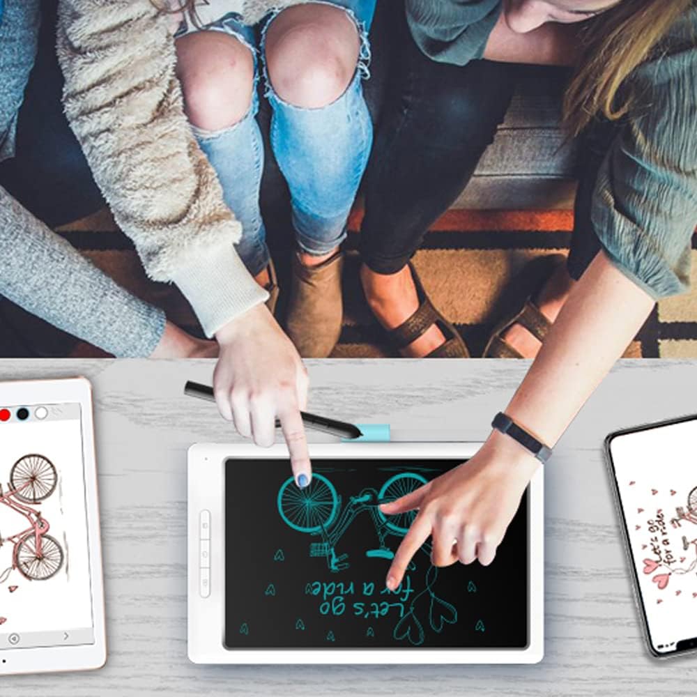 Smart Graphics Tablet Digitales Zeichentablett 8192 Stufen Druckempfindlichkeit Synchron Notizen Übe