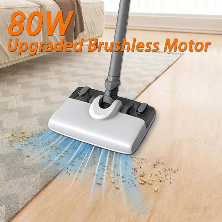 Akku Staubsauger 50000Pa/60Min, Kabellos Vacuum Cleaner, Cordless Leise tielstaubsauger Elektrische