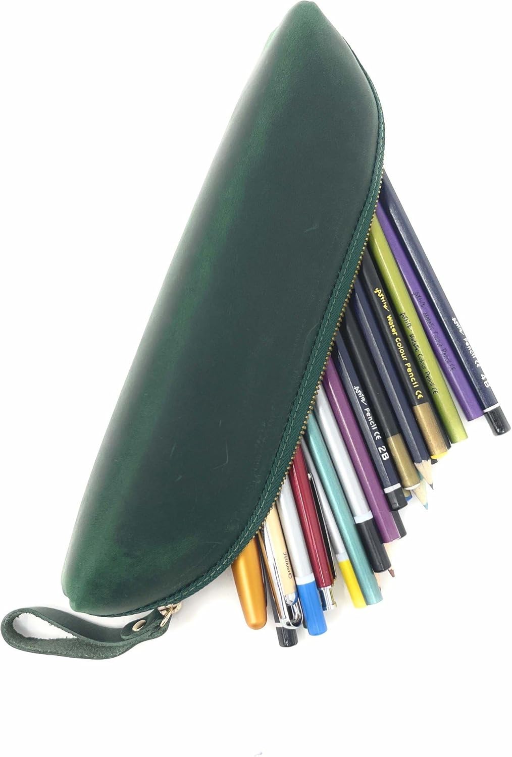 Su.B Federmäppchen - Federtasche - Etui aus Leder - Hergestellt aus Hochwertigem Leder - Passend für