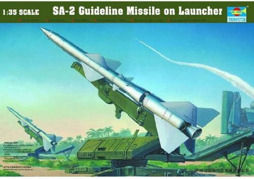 Trumpeter 00206 Modellbausatz SA-2 Guideline Missile w/Launcher Cabin