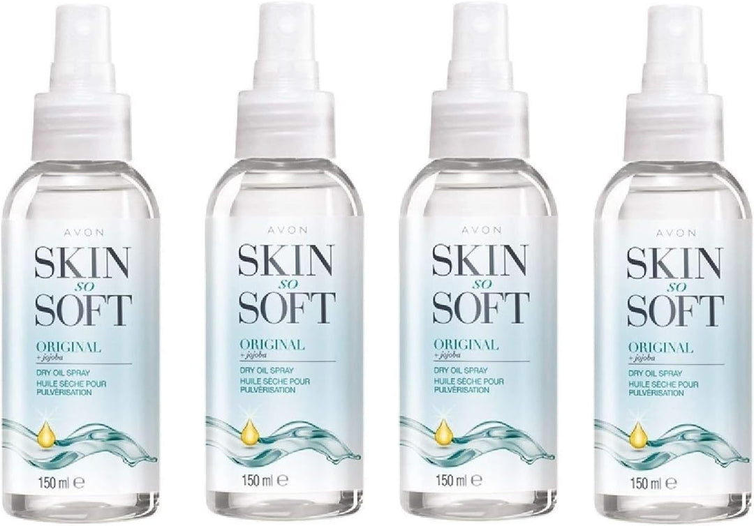 Avon Skin So Soft Original Dry Oil Spray 4 x 150ml. Modern, Modern