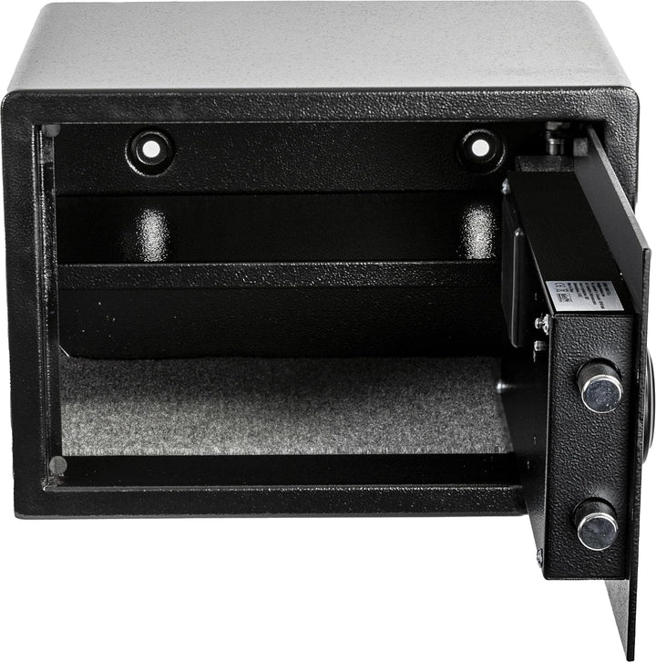 Genie Hand | Motorisierter Möbeltresor Kleiner Safe mit Zahlenkombinationscode und B-Schloss Geldtre