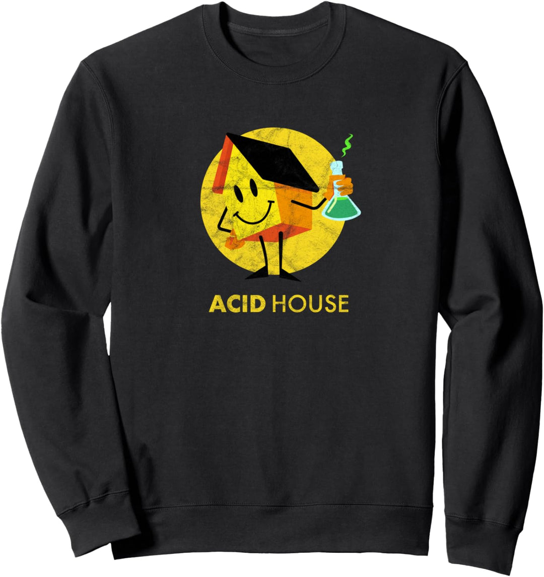 Acid House Analog Synth Techno Producer ADSR Techno Nerd Sweatshirt