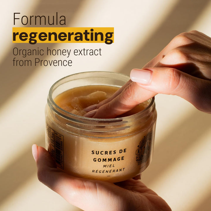 Panier des Sens Body Scrub mit Bio-Honig aus der Provence - Peeling für Körper, Hände und Füsse - Ma