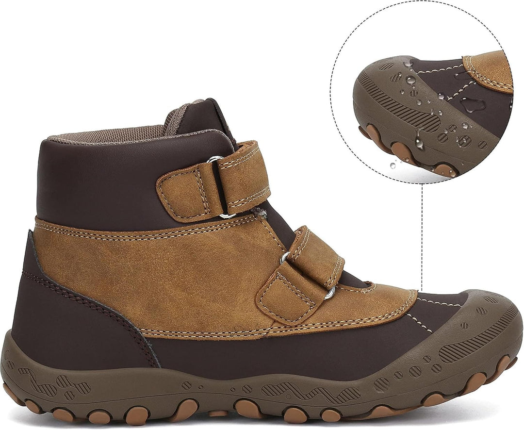 Mishansha Kinder Wanderschuhe rutschfest Leicht Trekking Wanderstiefel für Jungen Mädchen Gr.24-38 B