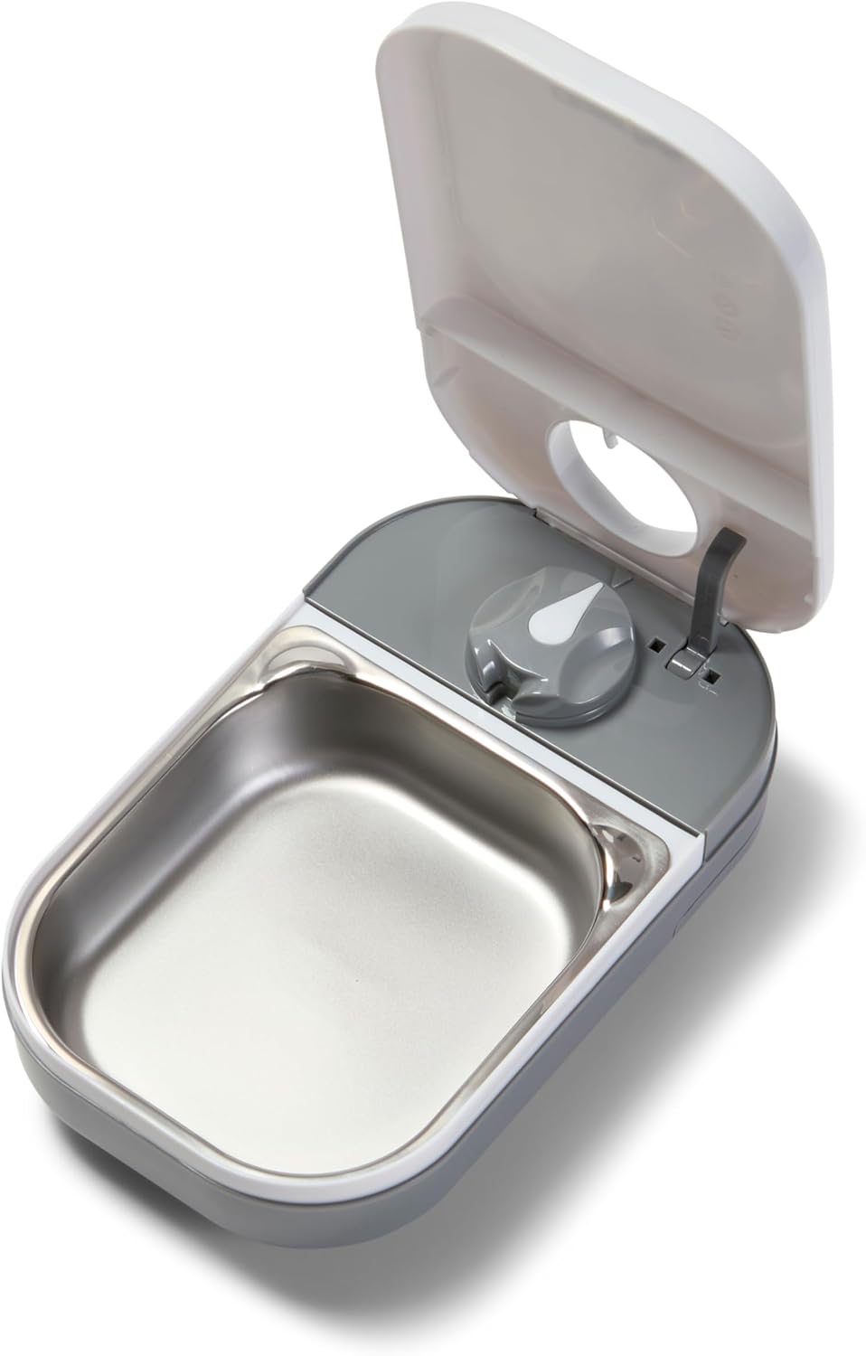 Closer Pets C100 One Meal Automatischer Futterspender für Katzen und kleine Hunde mit Edelstahl-Futt