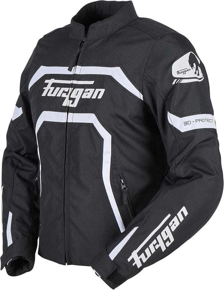 Furygan Damen Mystic Evo JACKEN UND MÄNTEL L Schwarz-Weiss, L Schwarz-Weiss