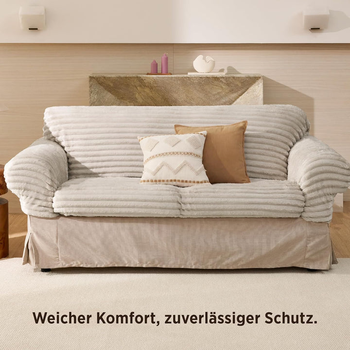 BEDSURE Kuscheldecke Flauschig Decke Fleecedecke – Weiche Warme Grobe Korddecke Gemütlicher Sofadeck