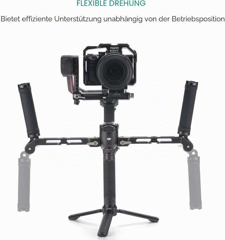 Tilta Dual Handle Bracket Dual-Griff-Halterung, kompatibel mit DJI RS 2/RS 3 Pro/RSC 2/RS 3 Gimbal,