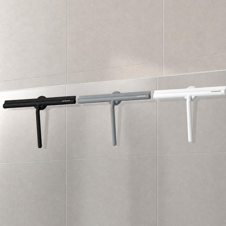 Minismus Duschabzieher - Abzieher für Dusche, Bad, Fliesen, Spiegel, Fenster - inkl. Magnet-Halterun