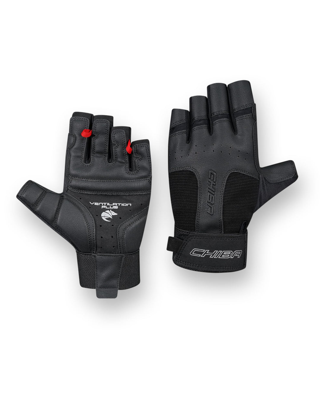 Chiba Classic Fitness Handschuhe | Elastische Passform & Robustes Clarinoleder | Anatomische Innenha
