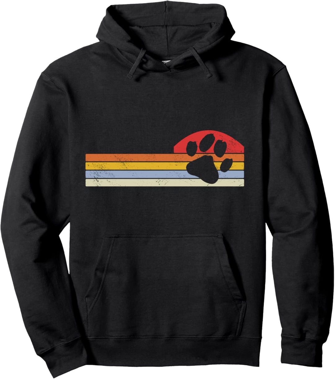 Hundepfote Vintage Pullover Hoodie