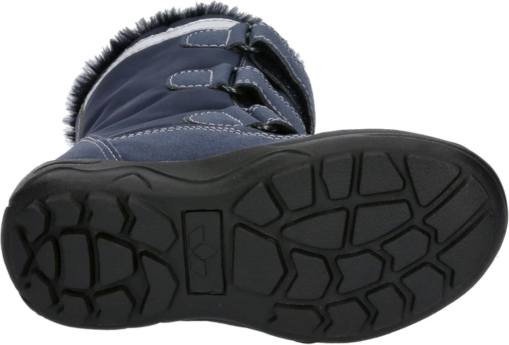 Lico Mädchen Ingra V Schneestiefel 25 EU Marine Silber, 25 EU Marine Silber