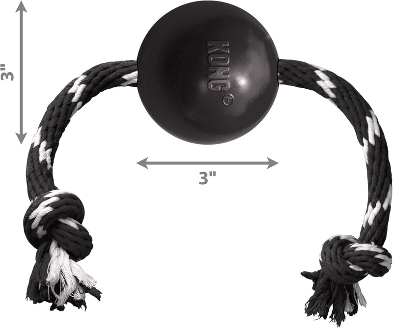 KONG Extreme Ball mit Seil Large 1 Stück (1er Pack), 1 Stück (1er Pack)