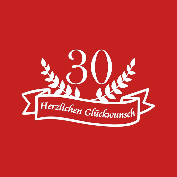 Geschenke 24 Holz-Schatztruhe zum 30. Geburtstag - Geschenkbox für Geld und Geldgeschenke - Geburtst