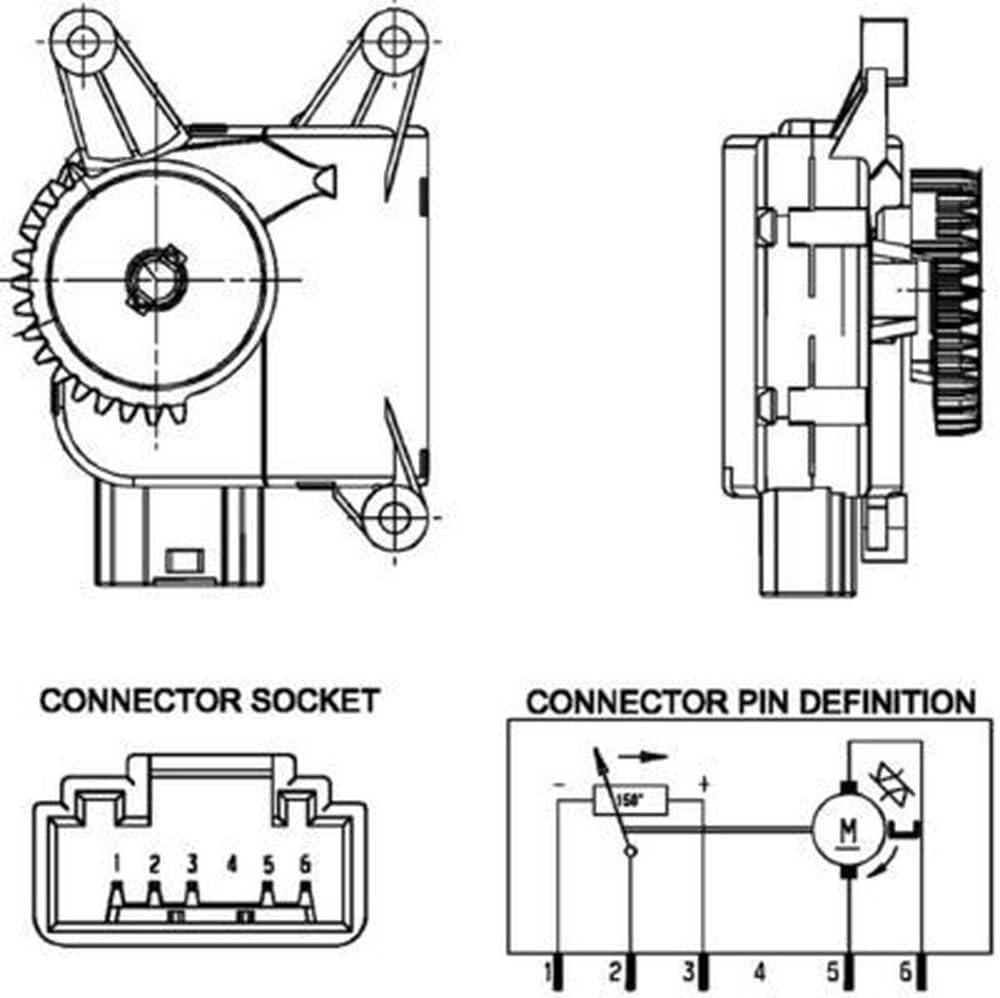 MAHLE AA 16 000P A/C-Stellantrieb BEHR PREMIUM LINE