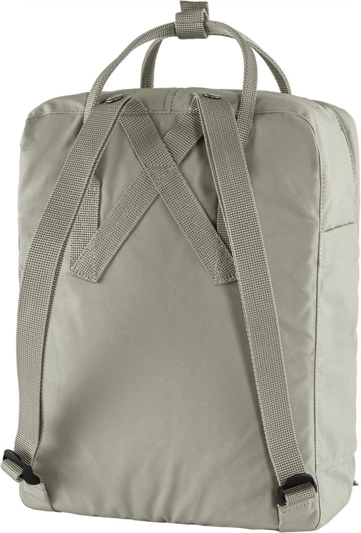 Fjällräven Unisex Rucksack Kånken Fog (23510-021) 13 x 27 x 38 cm, 16 Liter Rucksack Single, Fog (23