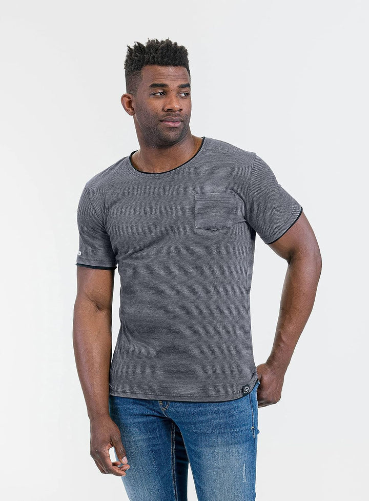 KEY LARGO Herren Mt Karl-Heinz Round T-Shirt M Atlantic Blue (1211), M Atlantic Blue (1211)