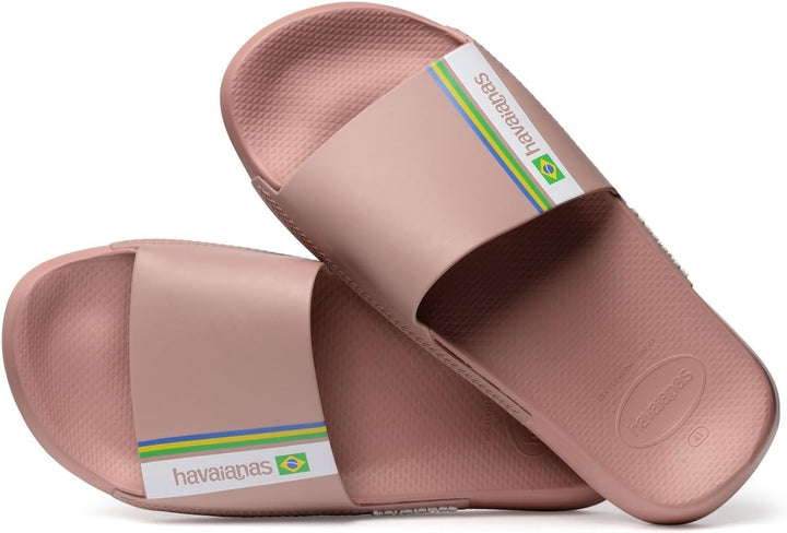 Havaianas Unisex Slide BrasilSchiebe-Sandalen 43/44 EU Crocus Rose, 43/44 EU Crocus Rose