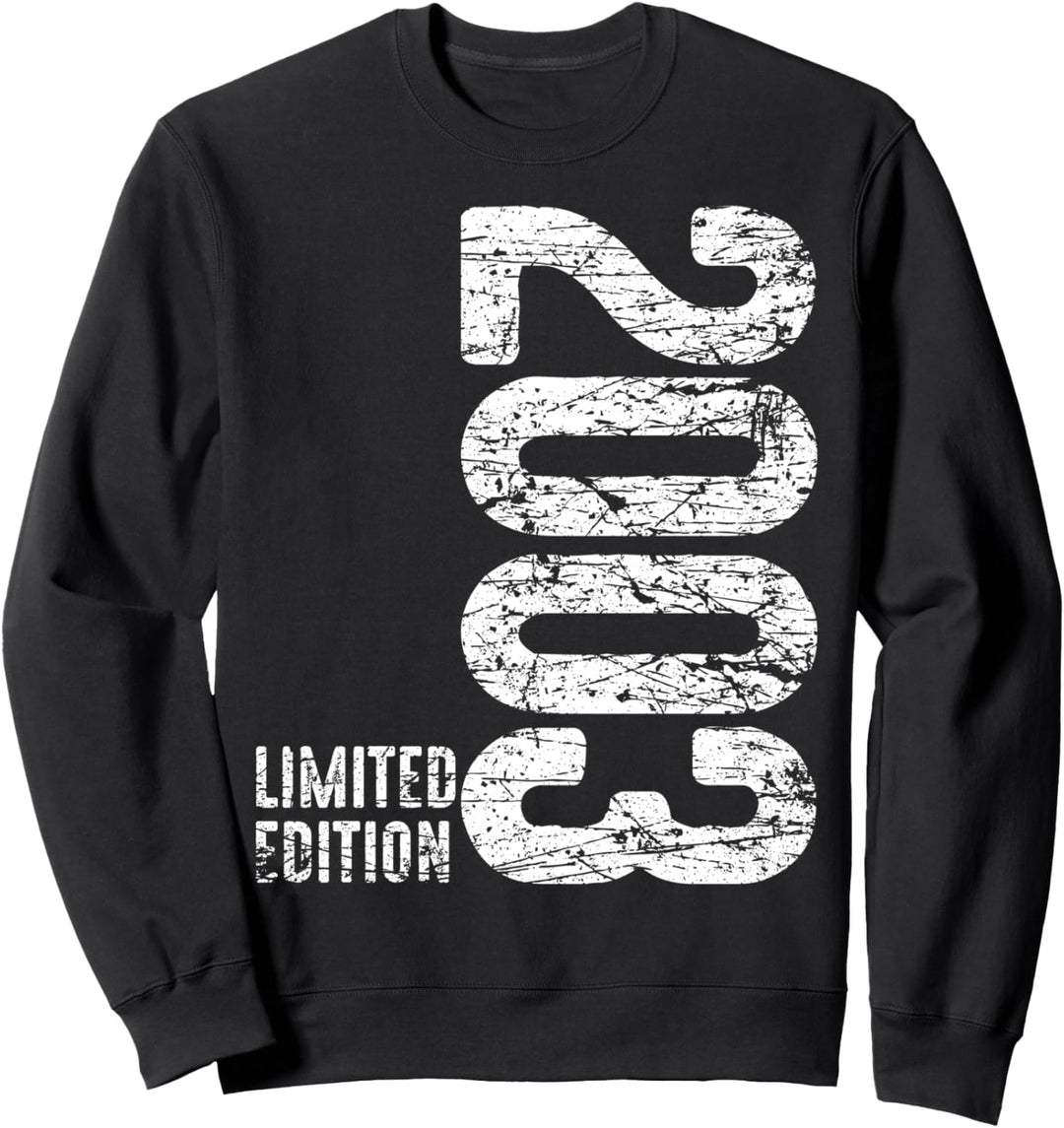 21. Geburtstag Mann Frau 21 Jahre 2003 Deko Lustig Geschenk Sweatshirt