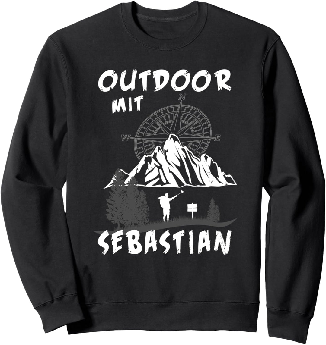 Outdoor mit Sebastian für Herren, Damen und Kinder Wander Sweatshirt