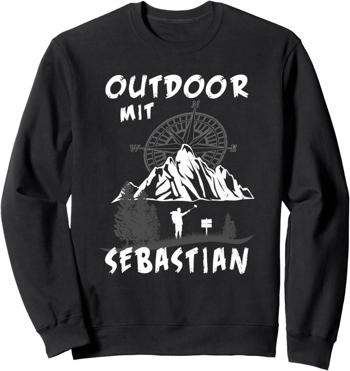 Outdoor mit Sebastian für Herren, Damen und Kinder Wander Sweatshirt