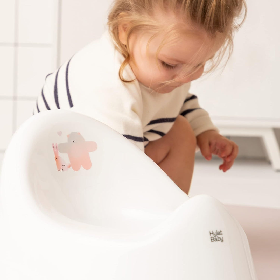 Hylat Baby 3in1 Töpfchen-Set für Kinder - Toilettensitz, Tritthocker & Töpfchen - Kindertoilette für