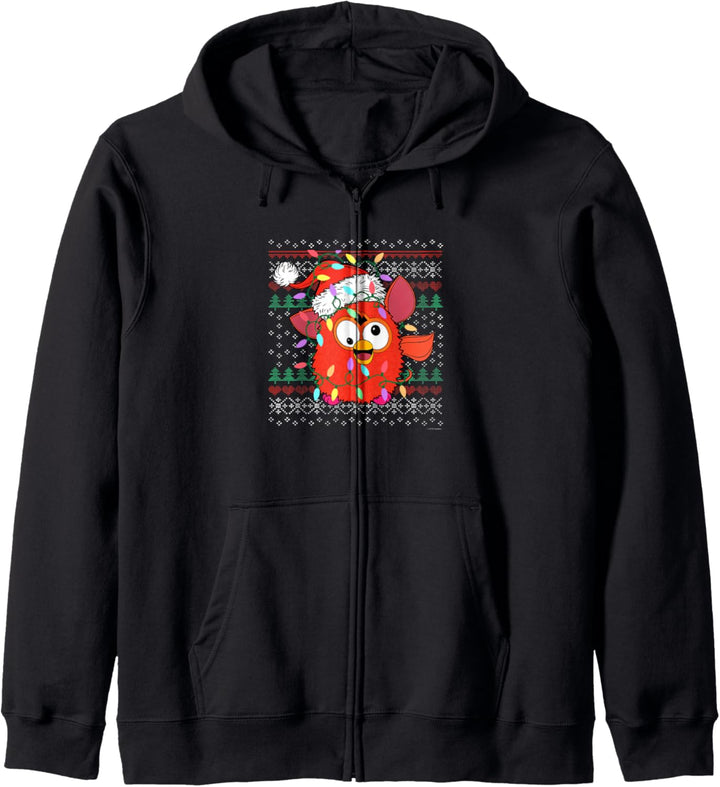Furby Christmas Ugly Sweater Kapuzenjacke