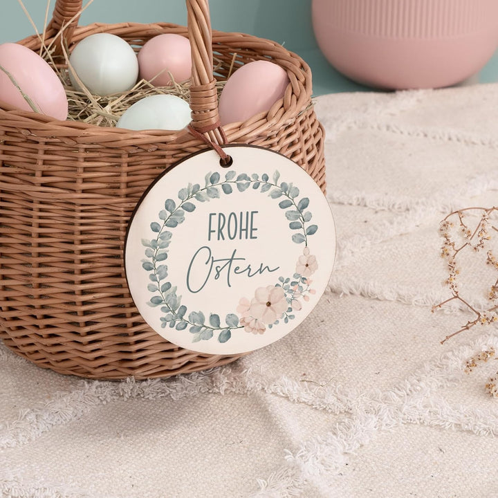 Personalisiertes Osterkörbchen – Weidenkörbchen für Kinder & Babys – Mit süssem Tier-Design – Ostere