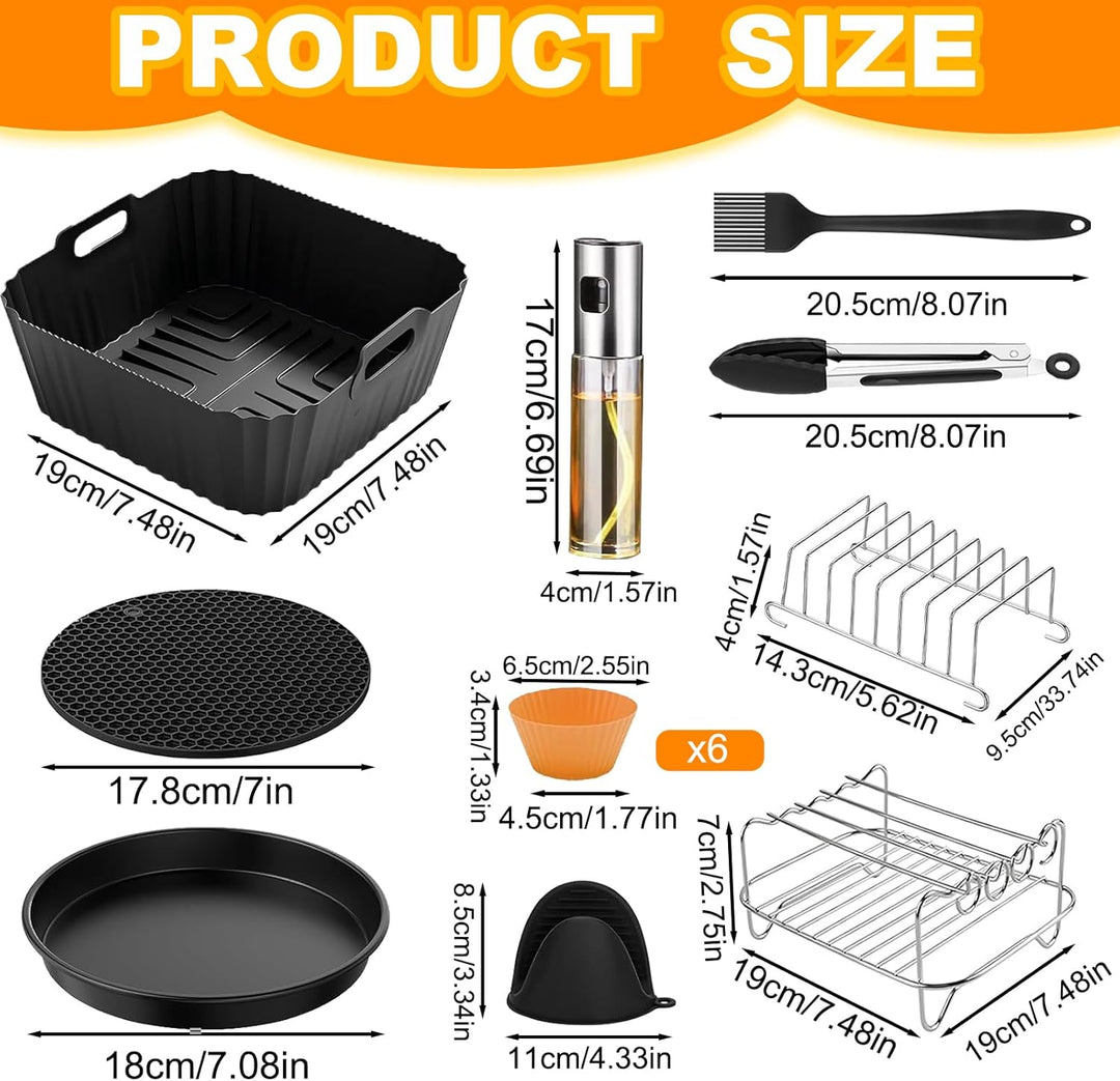 Ninja Heissluftfritteuse Zubehör, Accesories Airfryer, Ninja Airfryer Zubehör für Heissluftfritteuse