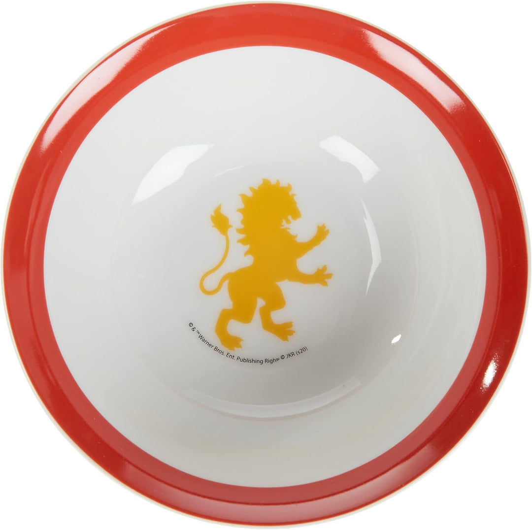 Kindergeschirr HP Gryffindor 3teilig, Porzellan, Geschirrset, Geschirr, Teller, Tasse, Schale, 3-tei