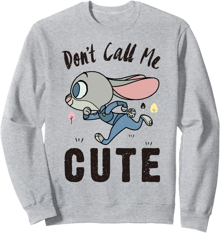 Disney Zootopia Judy Hopps Don't Call Me Cute Sweatshirt