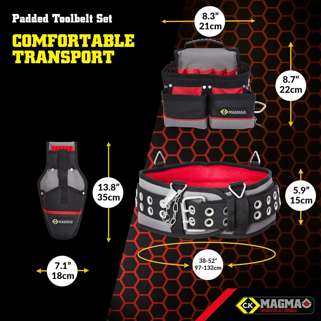 C.K Magma MAGMA MA2738 Hochwertiger Werkzeuggürtelsatz