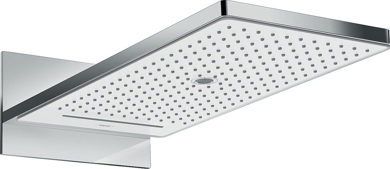 hansgrohe Rainmaker Select 580 Duschkopf, Kopfbrause mit 3 Strahlarten, Weiss/Chrom Weiss/Chrom 3 St