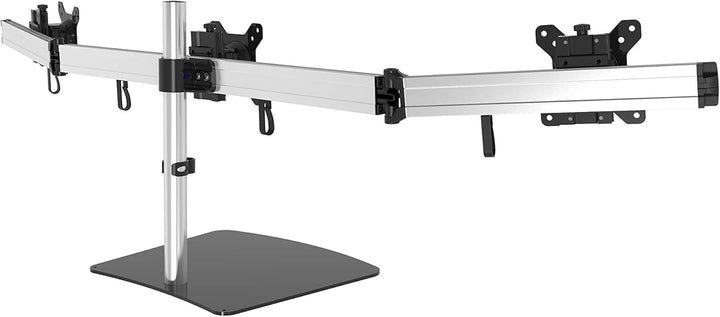 HFTEK 3-Fach-Monitor Tisch Stand Ständer Halterung Halter Tischhalterung für 3 Bildschirme von 15 –