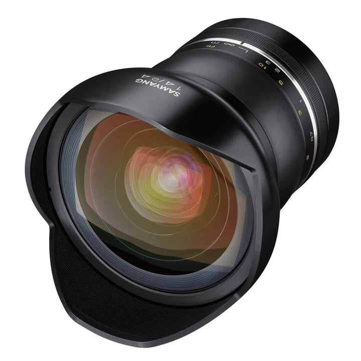 Samyang 8041 XP 14mm F2.4 Nikon F - manuelles Ultraweitwinkel Objektiv, 14 Festbrennweite für Vollfo
