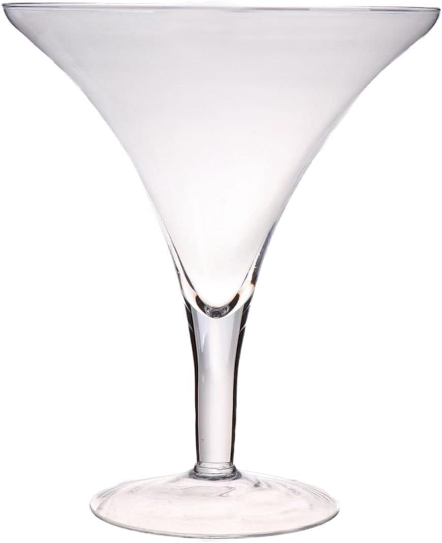 INNA-Glas XL Cocktailglas - Martiniglas Sacha, klar, 30cm, Ø 25cm - Glas Vase