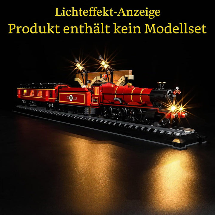 GEAMENT LED Licht-Set Kompatibel mit Lego Harry Potter Hogwarts Express - Beleuchtungsset für 76405