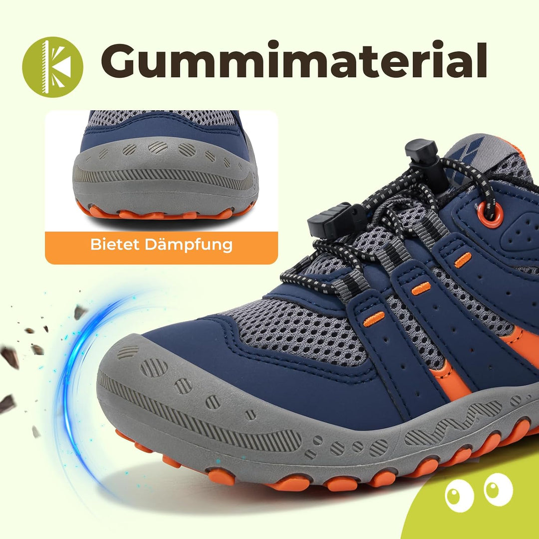 Mishansha Unisex-Kinder Turnschuhe Jungen Mädchen Trekkingschuhe rutschfest Wanderschuhe Outdoor Spo